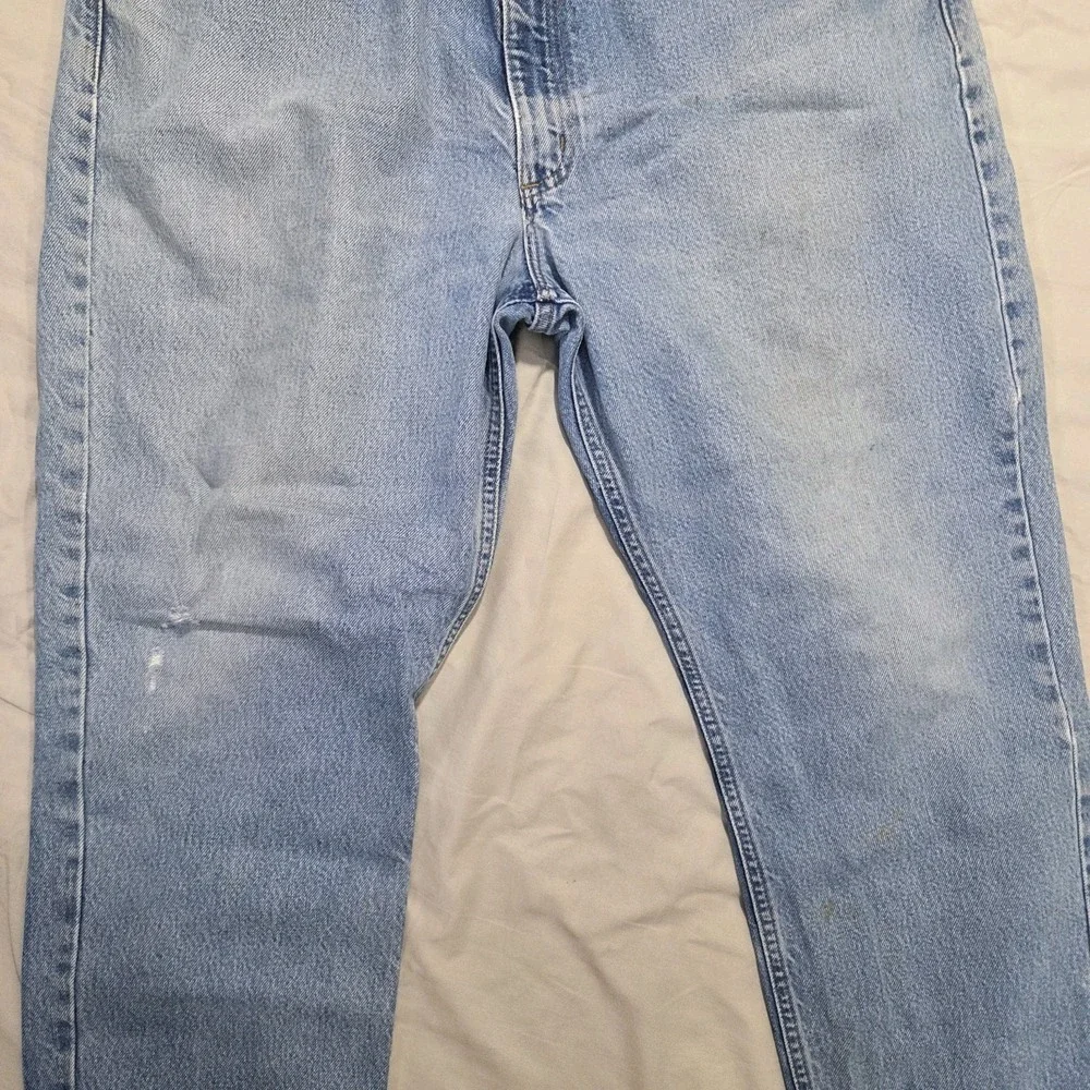 Carhartt B18STW Mens Jeans 42x30 (Fits 40x29) Straight Leg Workwear Denim Pants